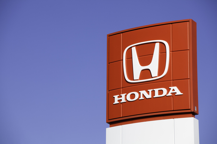 Sign for Honda auto manufacturer